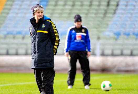 Sveriges förbundskapten Pia Sundhage