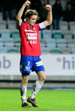 Örgrytes Jakob Lindström jublar