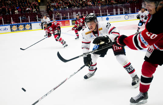under matchen i hockeyallsvenskan mellan Malmö Redhawks