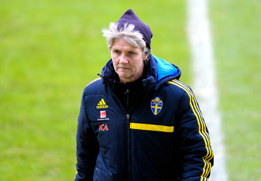 Sveriges förbundskapten Pia Sundhage