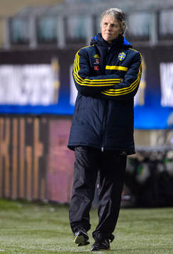 Sveriges förbundskapten Pia Sundhage