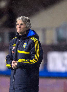 Sveriges förbundskapten Pia Sundhage