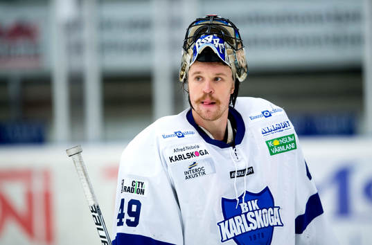 Karlskogas målvakt Justin Pogge