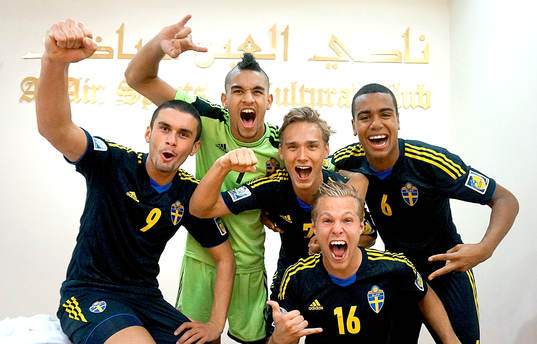 Bläddra bland fler bilder av Fotboll, U17, VM, kvartsfinal, Honduras - Sverige