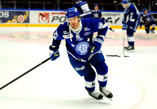 Leksands Matt Lashoff i matchen mellan Leksand och