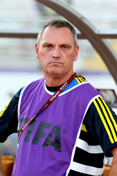 Sveriges förbundskapten Roland Larsson