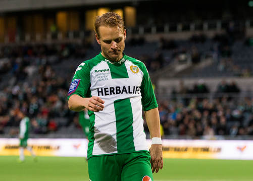 Hammarbys Erik Sundin deppar