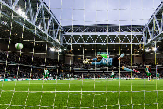 Hammarbys målvakt Kevin Angleborn