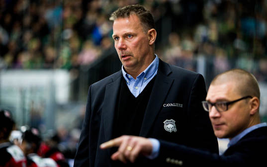 Malmö Redhawks tränare Mats Lusth och assisterande
