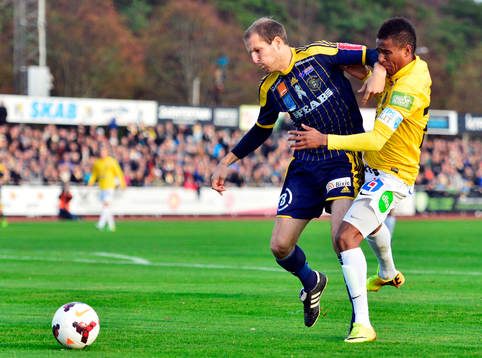 Falkenbergs Niclas Eliasson och Ängelholms Mikael Dahlgren