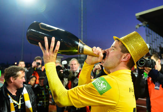 Falkenberg jublar åt platsen i Allsvenskan 2014