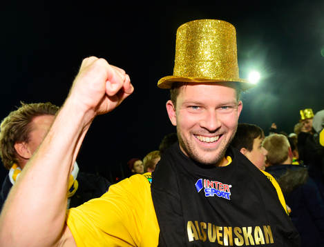 Falkenberg jublar åt platsen i Allsvenskan 2014