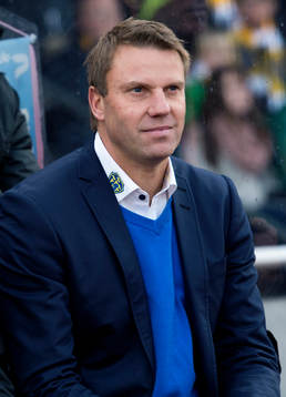 Falkenbergs tränare Hans Eklund