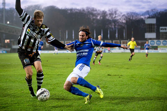 Landskrona BOIS Martin Rudolfsson och Sundsvalls Robin