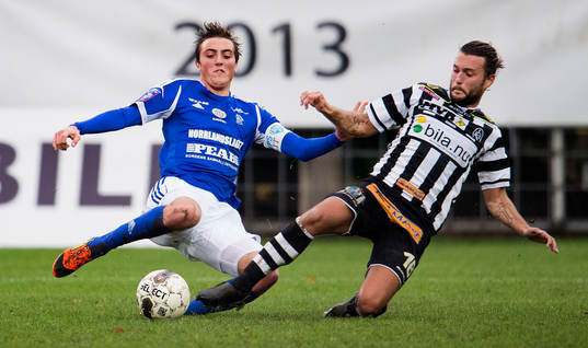 Sundsvalls Dennis Olsson och Landskrona BOIS Patrik Åström