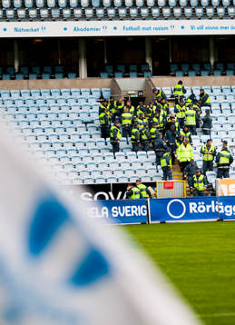 Ordningsvakter på Swedbank Stadion