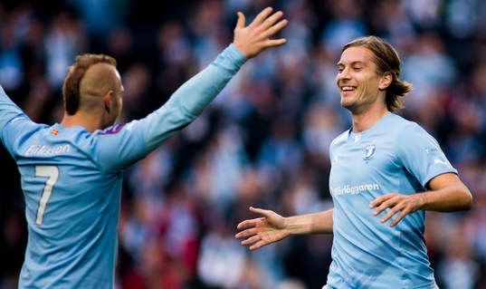Malmös  Markus Halsti jublar