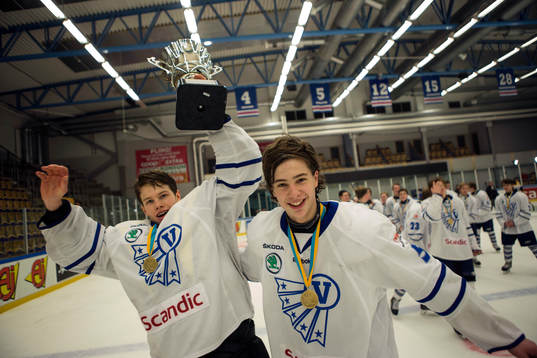Västerbottens Filip Gustafsson och Västerbottens Hardy