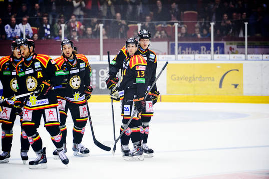 under en ishockeymatch mellan Brynäs och Leksand