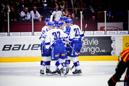 Mål av Leksands Pär Edblom 3-2 i andra perioden