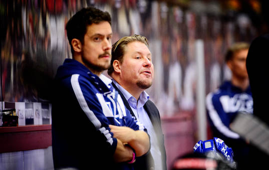 Leksands tränare Andreas Appelgren i båset