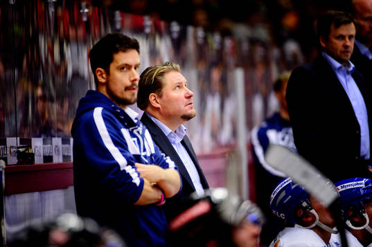 Leksands tränare Andreas Appelgren i båset