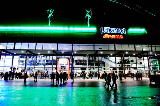 Läkerol Arena, exteriör