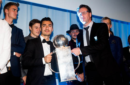 Malmös Jiloan Hamad och tränare Rikard Norling med