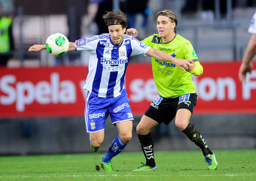 IFK Göteborgs Mattias Bjärsmyr och Norrköpings
