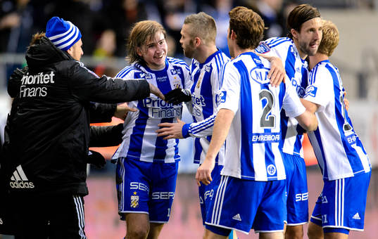 IFK Göteborgs Darijan Bojanic firar med laget