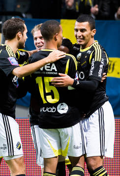 under fotbollsmatchen i Allsvenskan mellan AIK och