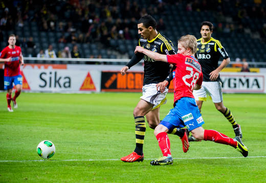 under fotbollsmatchen i Allsvenskan mellan AIK och