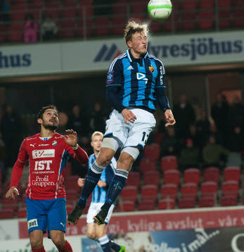 Djurgårdens Emil Bergström i