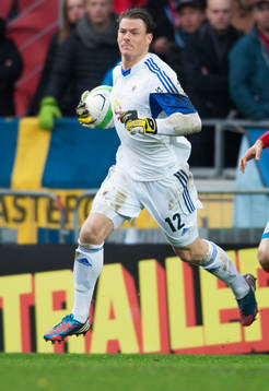 Djurgårdens målvakt Kenneth Höie i