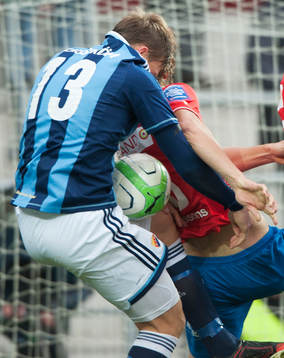 Djurgårdens Emil Bergström i