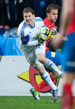 Djurgårdens målvakt Kenneth Höie i