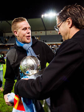 Malmös tränare Rikard Norling ger Lennart Johanssons