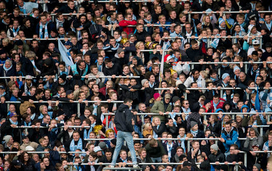 under fotbollsmatchen i  Allsvenskan mellan Malmö FF och