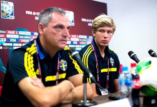 Sveriges förbundskapten Roland Larsson