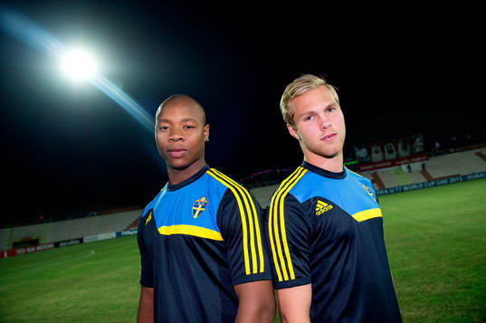 Sveriges Carlos Strandberg och Gustav Engvall