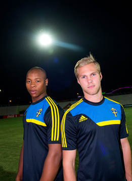 Sveriges Carlos Strandberg och Gustav Engvall