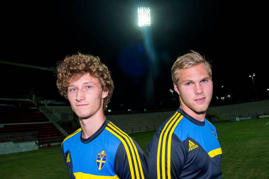 Sveriges Jakob Bergman och  Gustav Engvall