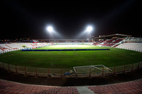 Rashid Stadium där Sverige imorgon skall möta Nigeria i