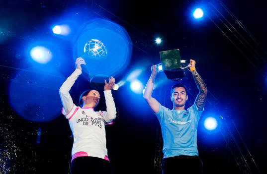 Malin Levenstad och Jiloan Hamad när Malmö FF och LDB