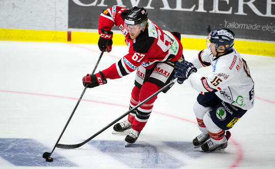 Malmö Redhawks Tobias Ericsson och Djurgårdens Steve