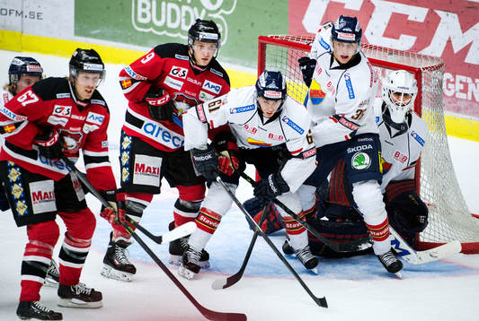 Malmö Redhawks Fredrik Storm och Djurgårdens Markus