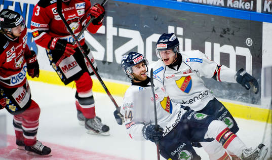 Malmö Redhawks deppar Djurgårdens Mattias Guter jublar