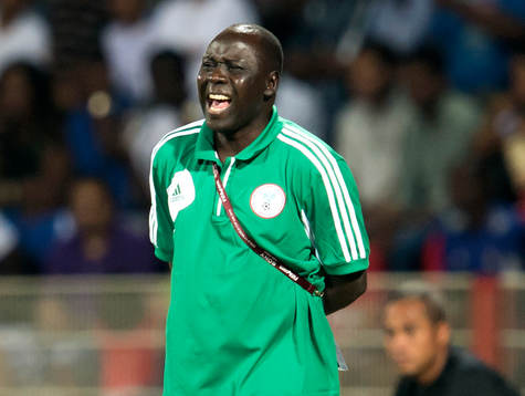 Nigerias förbundskapten Manu GARBA
