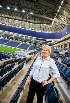 Sveriges kommunikationsansvarig Camilla Hagman