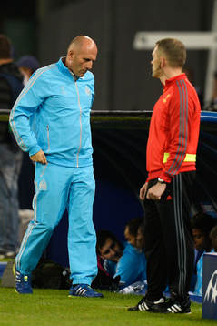 Elie Baup Marseille Napoli 06-11-2013 Stadio San Paolo